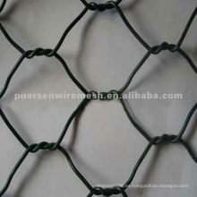 Malla de alambre hexagonal recubierta de PVC